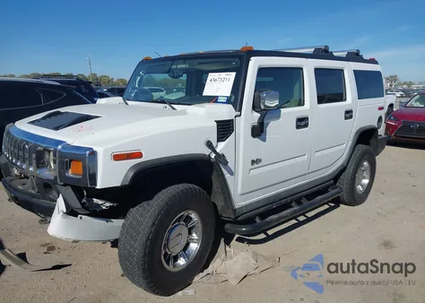 2003 Hummer H2 из США, поврежденный, VIN 5GRGN23U43H119930
